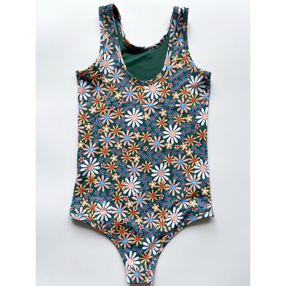 NWOT Alice & Ames Girl's Floral One Piece Swimsuit Size 10 - Picture 2 of 4